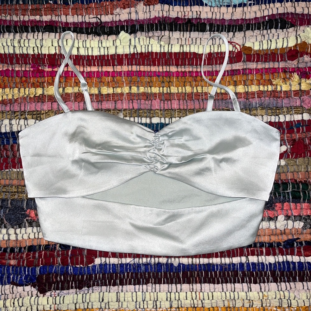 Fancy silk top